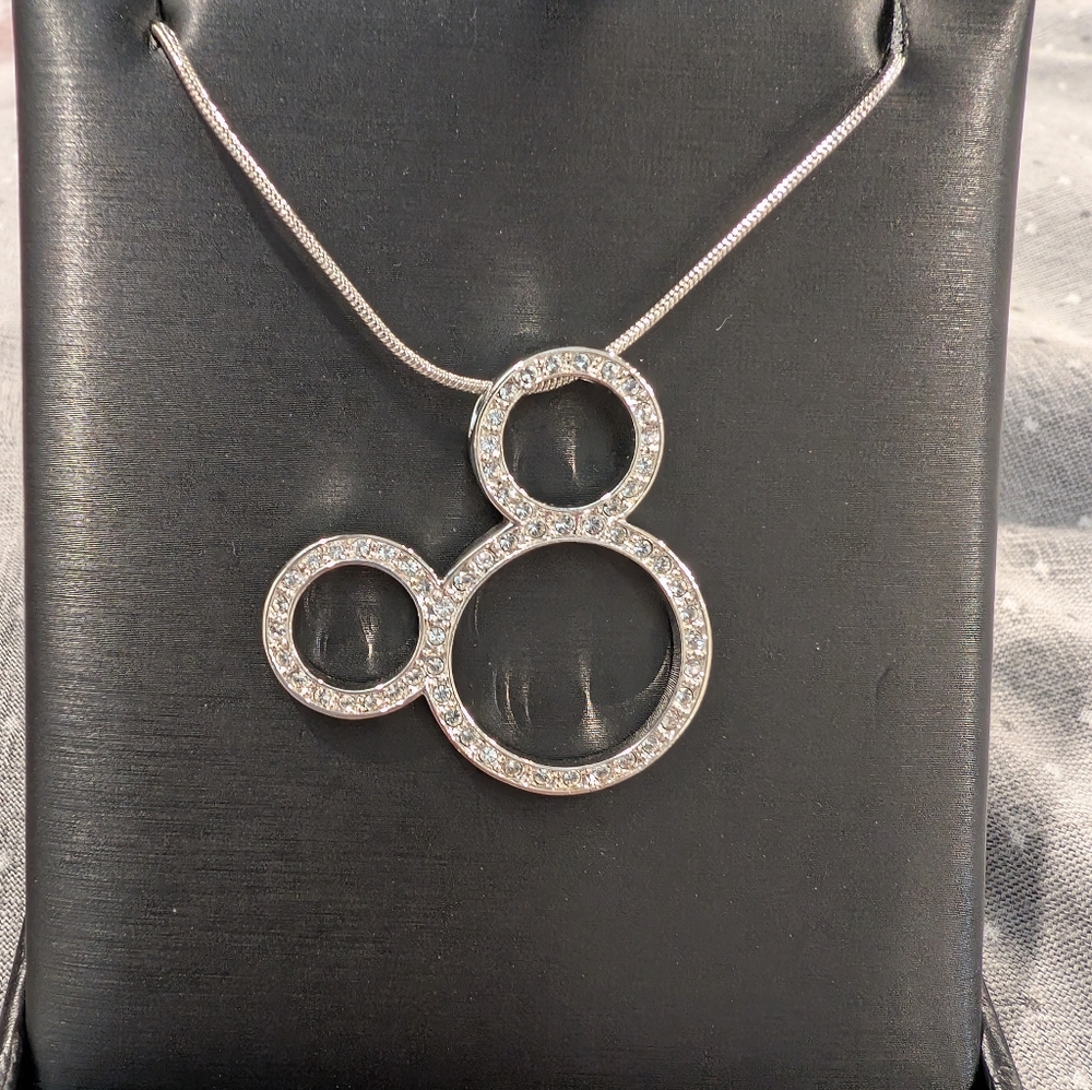 Disney Arribas Necklace - Large Swarovski Crystal Mickey Mouse